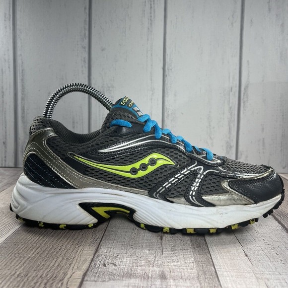 Saucony Oasis Grid Mesh Women's Running Shoes Gray Silver Lime Size 8 15096-6 - Picture 7 of 11